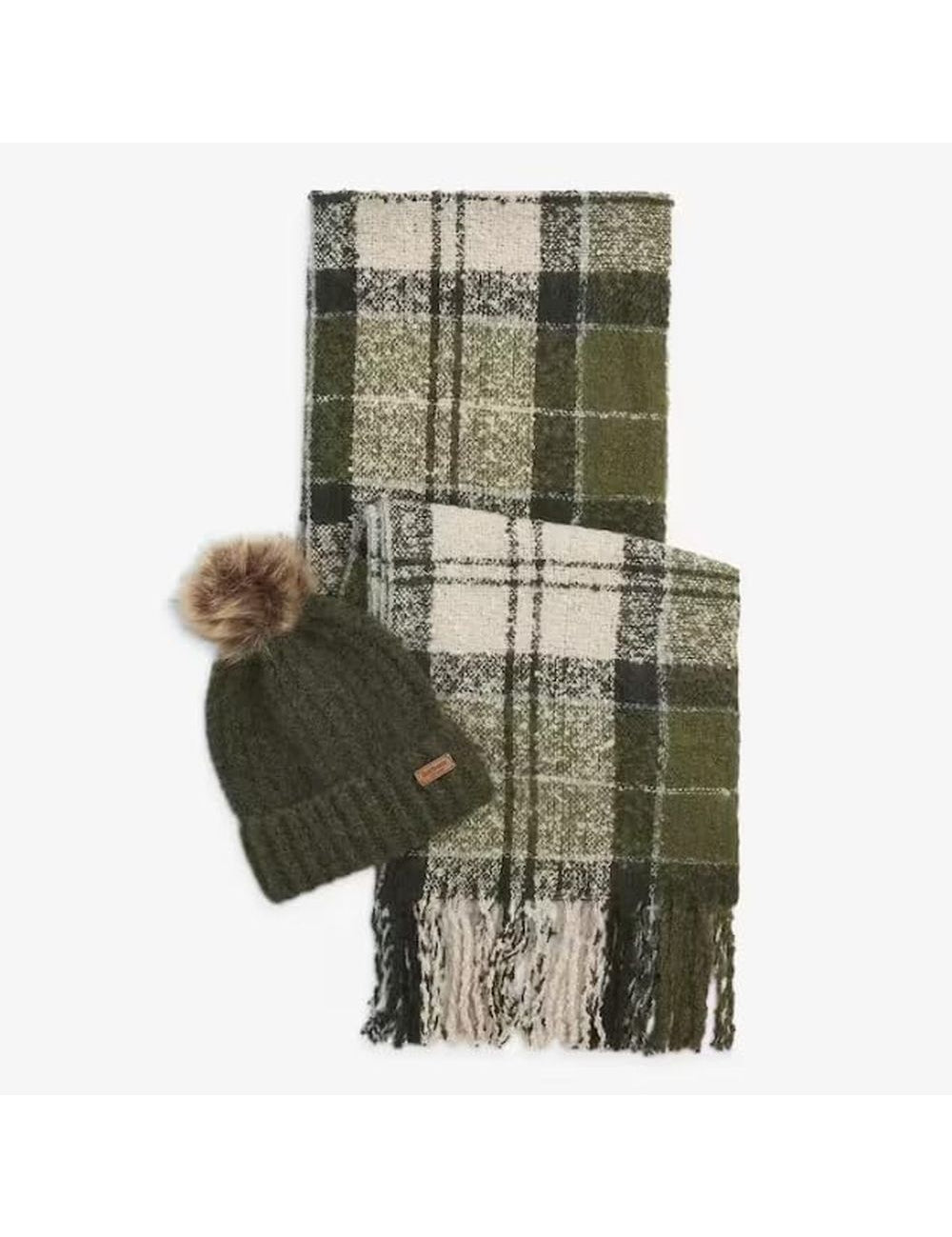 Saltburn Beanie & Tartan Scarf 