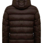 Double-Breasted Hooded Down Jacket