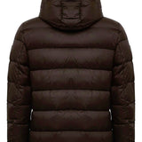 Double-Breasted Hooded Down Jacket