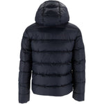 Double-Breasted Hooded Down Jacket