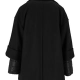 Double Hood Detachable Trap. Stripes