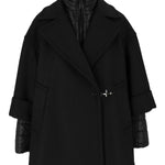 Double Hood Detachable Trap. Stripes