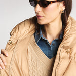 Down Cape Raglan Argyle + Gancio 