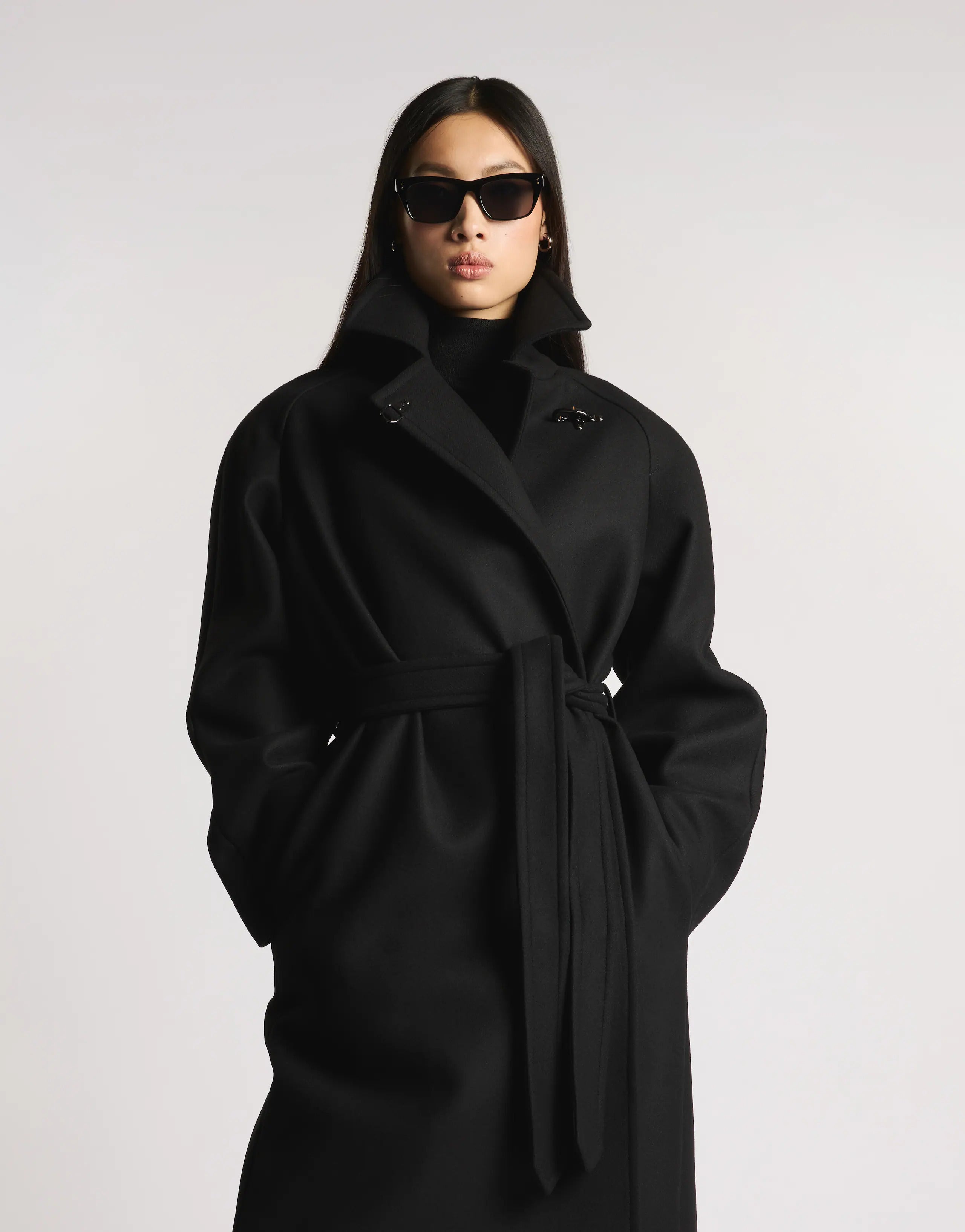 Wool Robe Coat + Hook