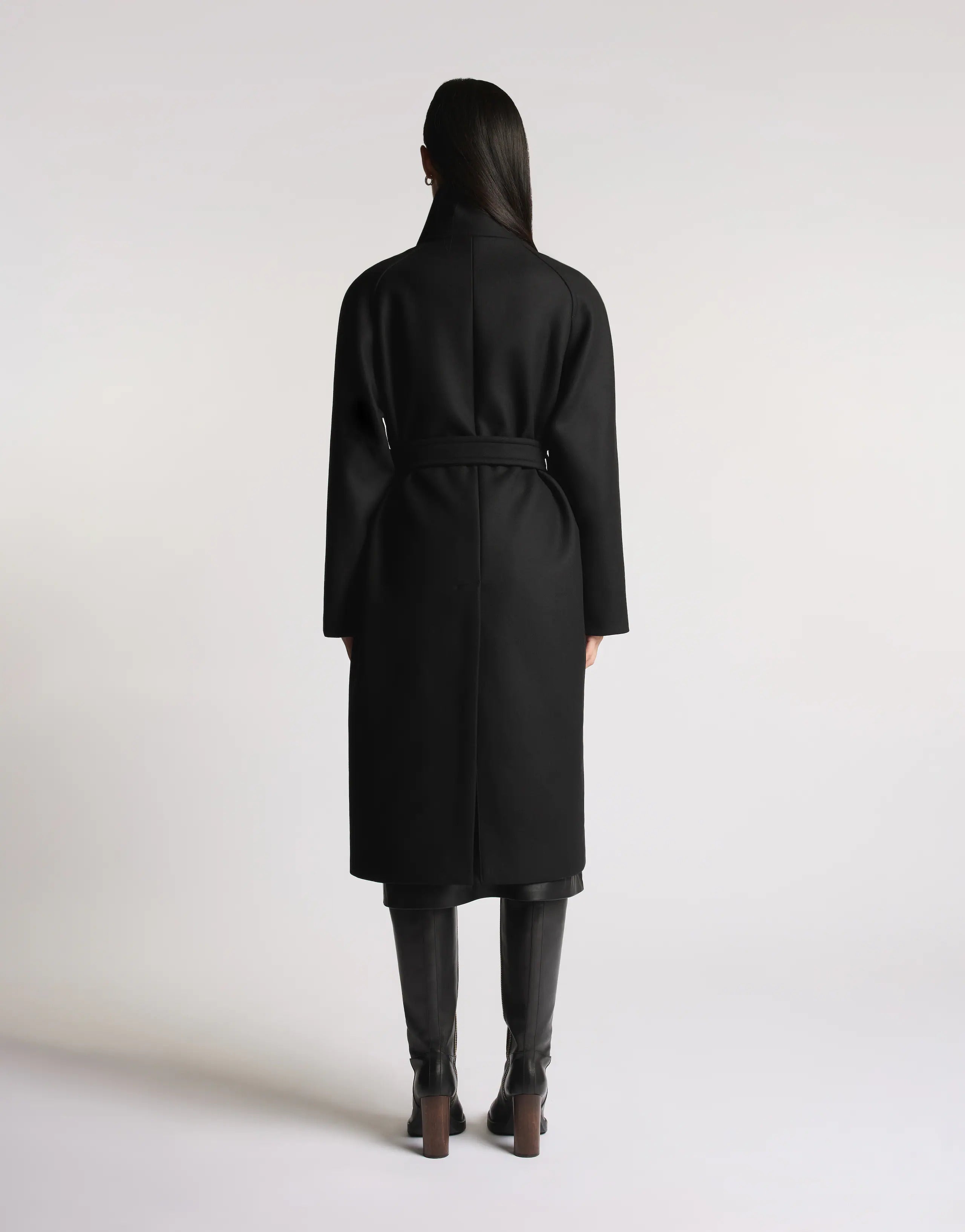 Wool Robe Coat + Hook