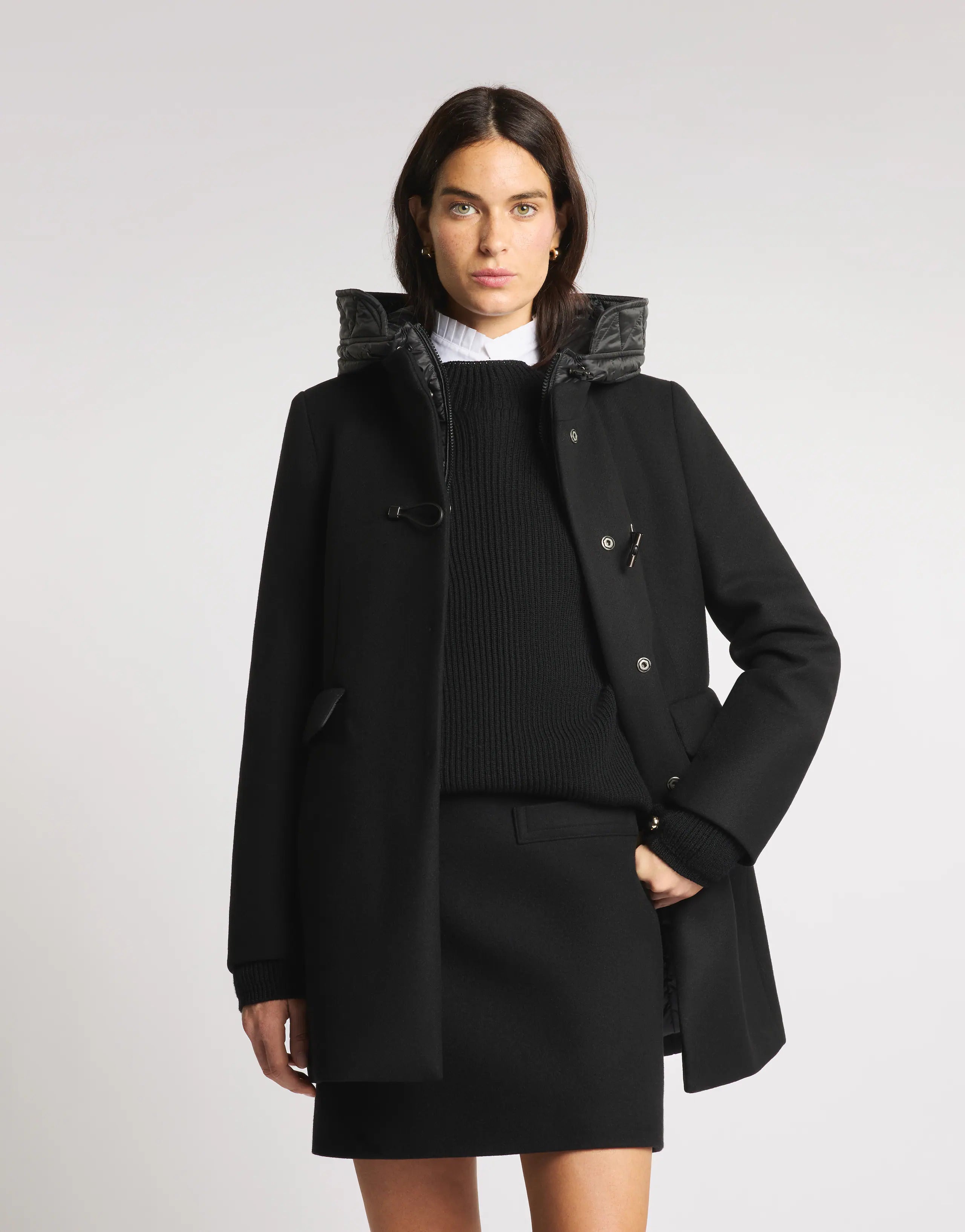 Toggle Coat Db Front Nylon