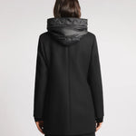 Wrap Toggle Coat, Detachable Double-Breasted Front