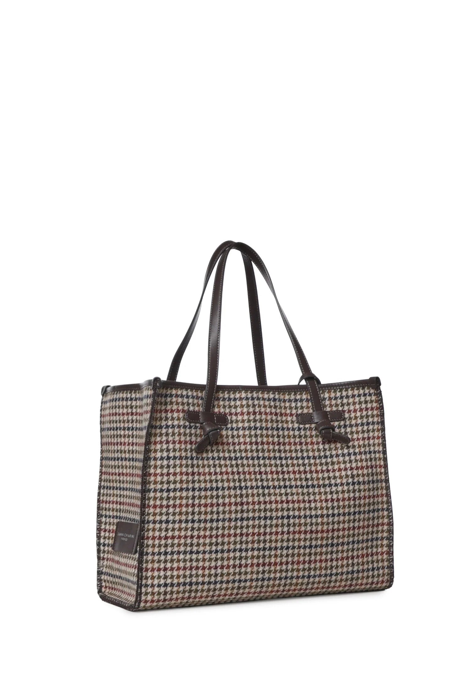 Marcella Bag Tessuto E Pelle Comm Mnsh 
