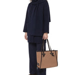 Marcella Bag Tessuto E Pelle Comm Cnv-Se 