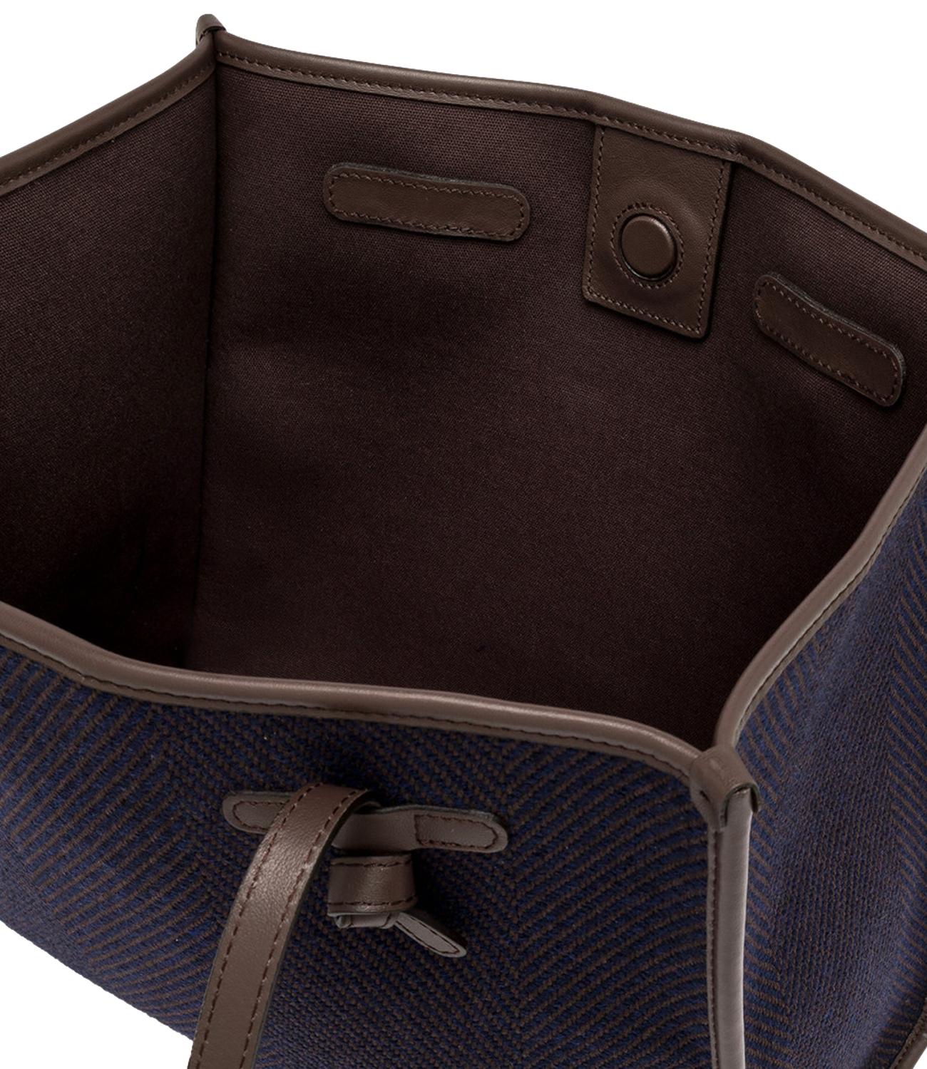 Marcella Bag Tessuto E Pelle Comm Cnv-Se 