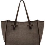 Marcella Bag Tessuto E Pelle Comm Cnv-Se 