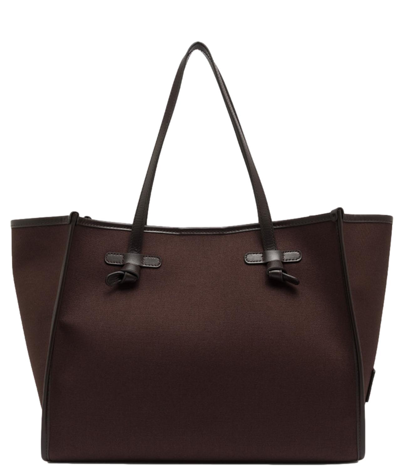 Marcella Bag Tessuto E Pelle Comm Cnv-Se 