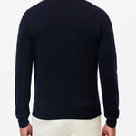 Crew-neck merino wool sweater