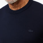 Crew-neck merino wool sweater