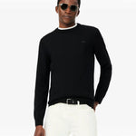 Maglione girocollo in lana merino 