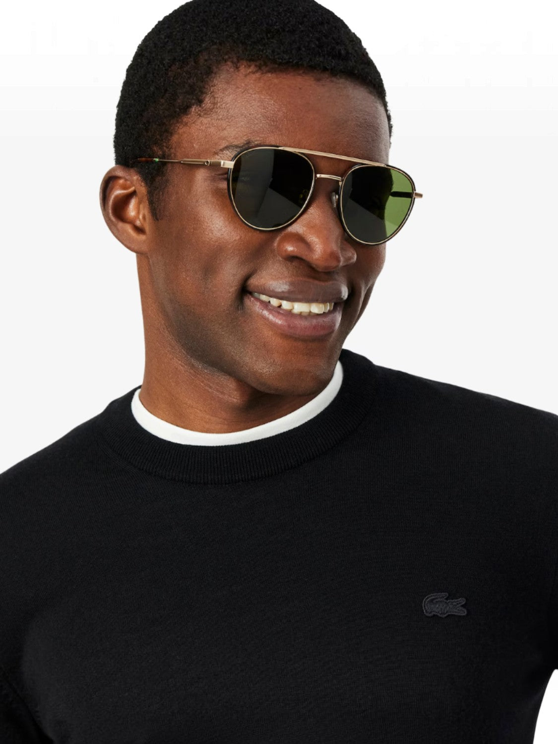 Maglione girocollo in lana merino 