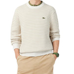 Cotton jacquard sweater