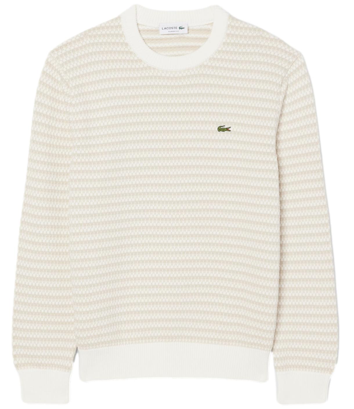 Cotton jacquard sweater
