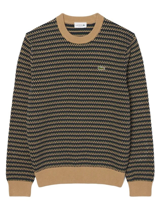 Maglione jacquard in cotone 