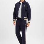 Varsity-style jacket with emblem Made in France