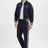 Varsity-style jacket with emblem Made in France