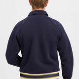 Varsity-style jacket with emblem Made in France