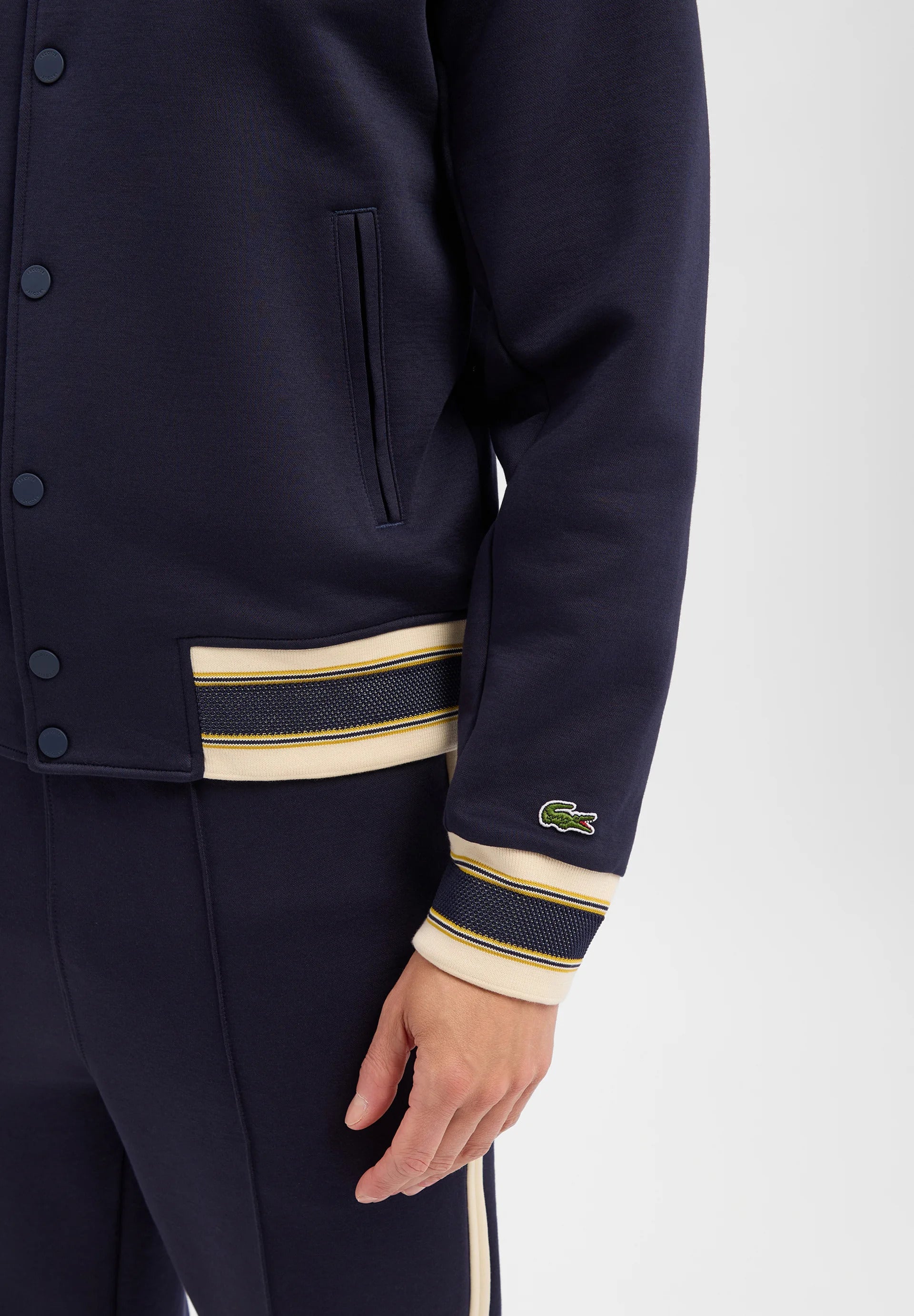 Varsity-style jacket with emblem Made in France