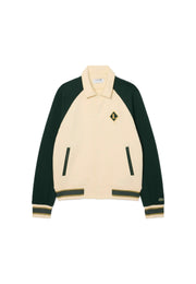 Beige + green