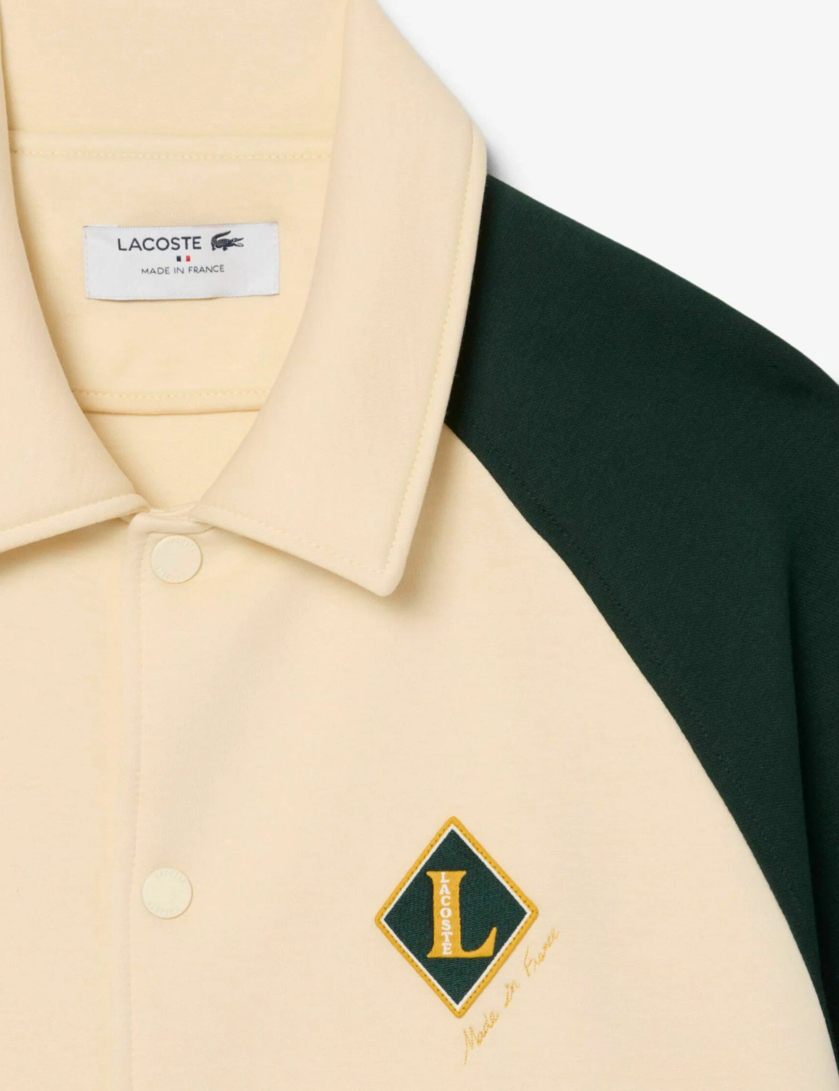 Varsity-style jacket with emblem Made in France