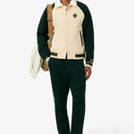 Varsity-style jacket with emblem Made in France
