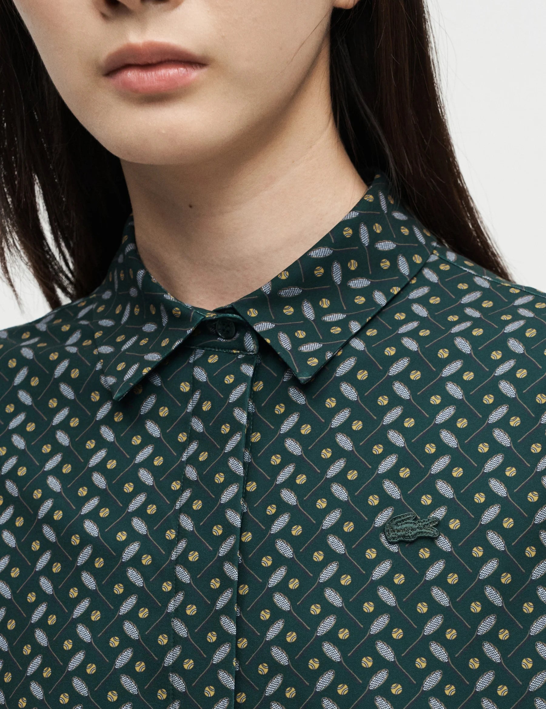 Camicia oversize fluida stampata 