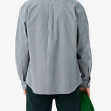 Regular fit striped shirt in pinpoint fabric
