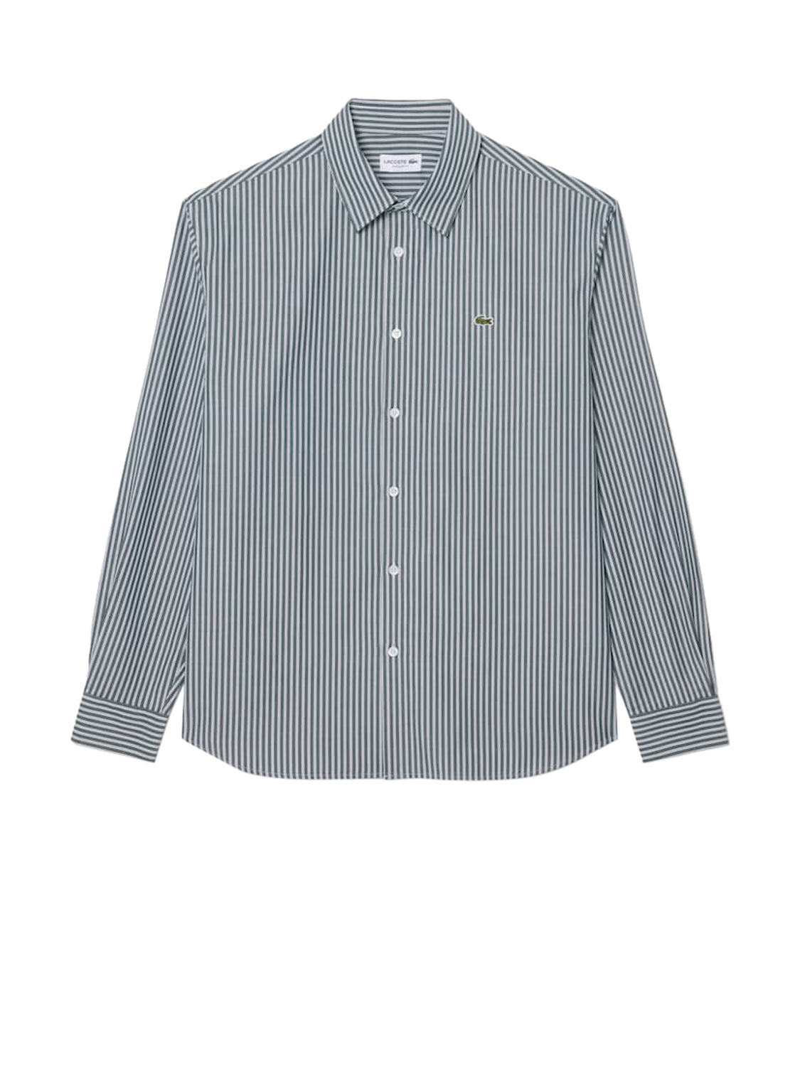 Regular fit striped shirt in pinpoint fabric
