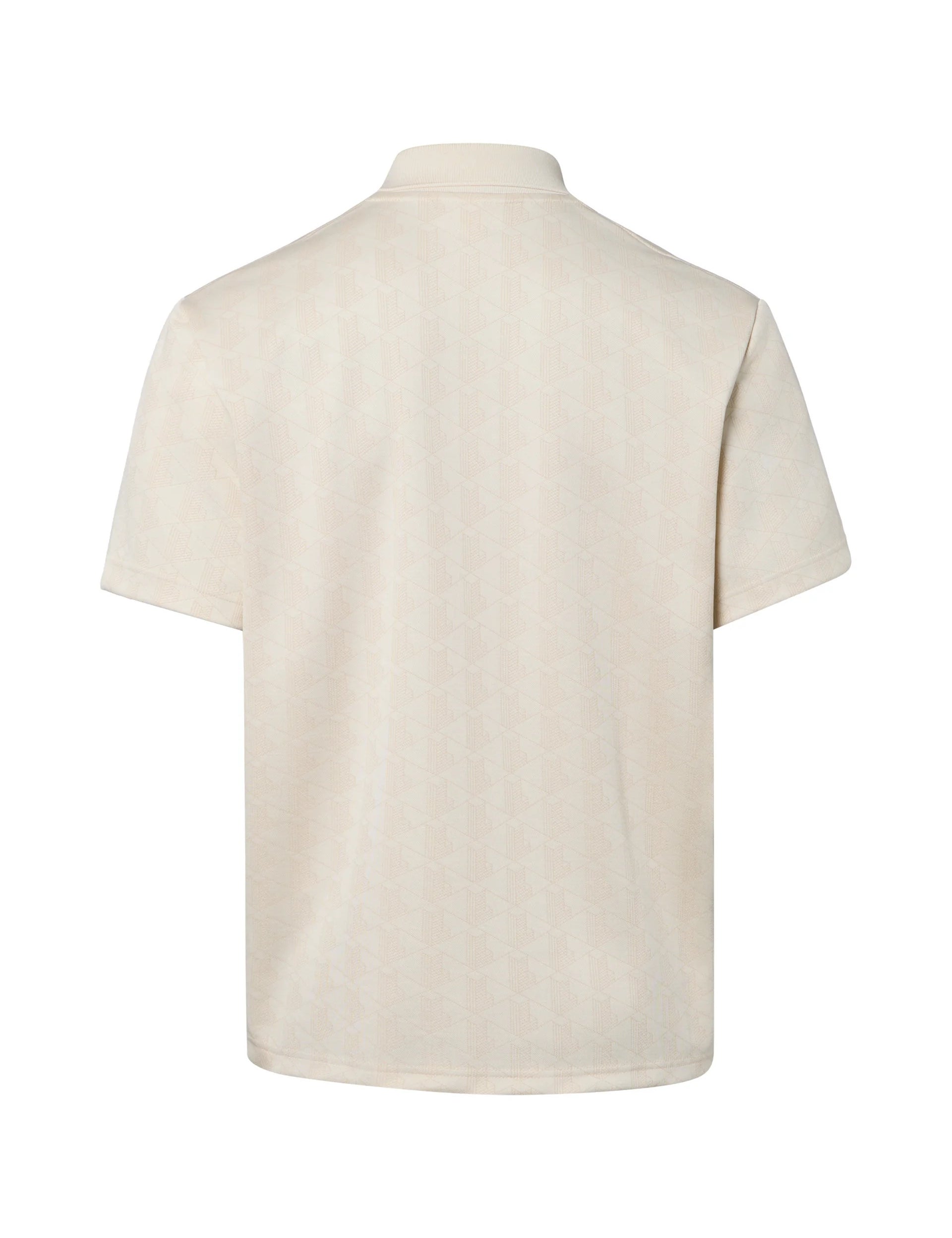 Classic fit jacquard polo with monogram
