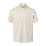 Polo classic fit jacquard con monogramma 