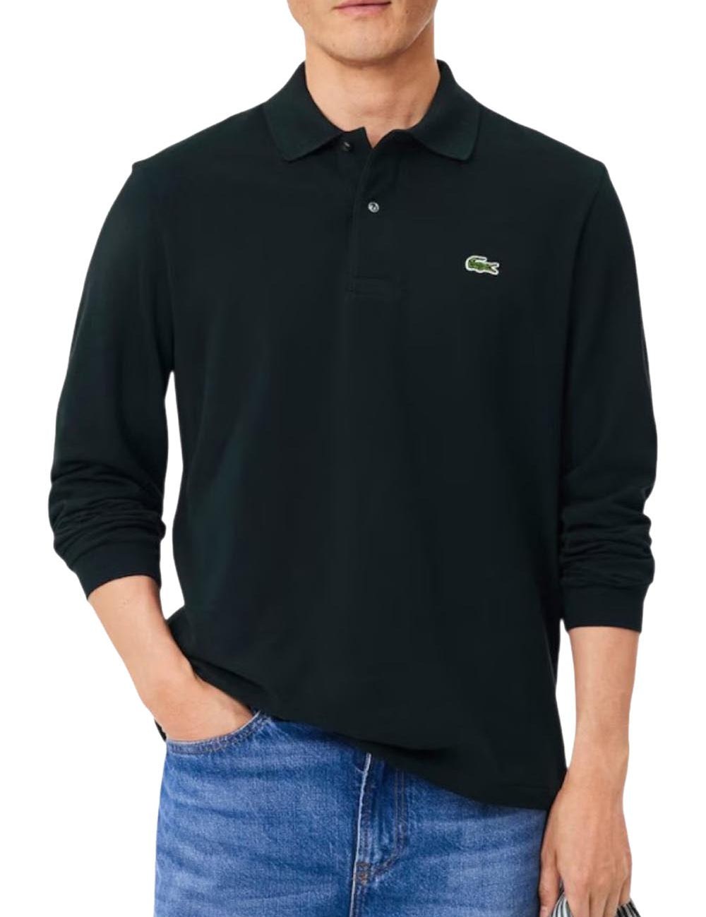 Classic-fit long-sleeve polo L.12.12 Original