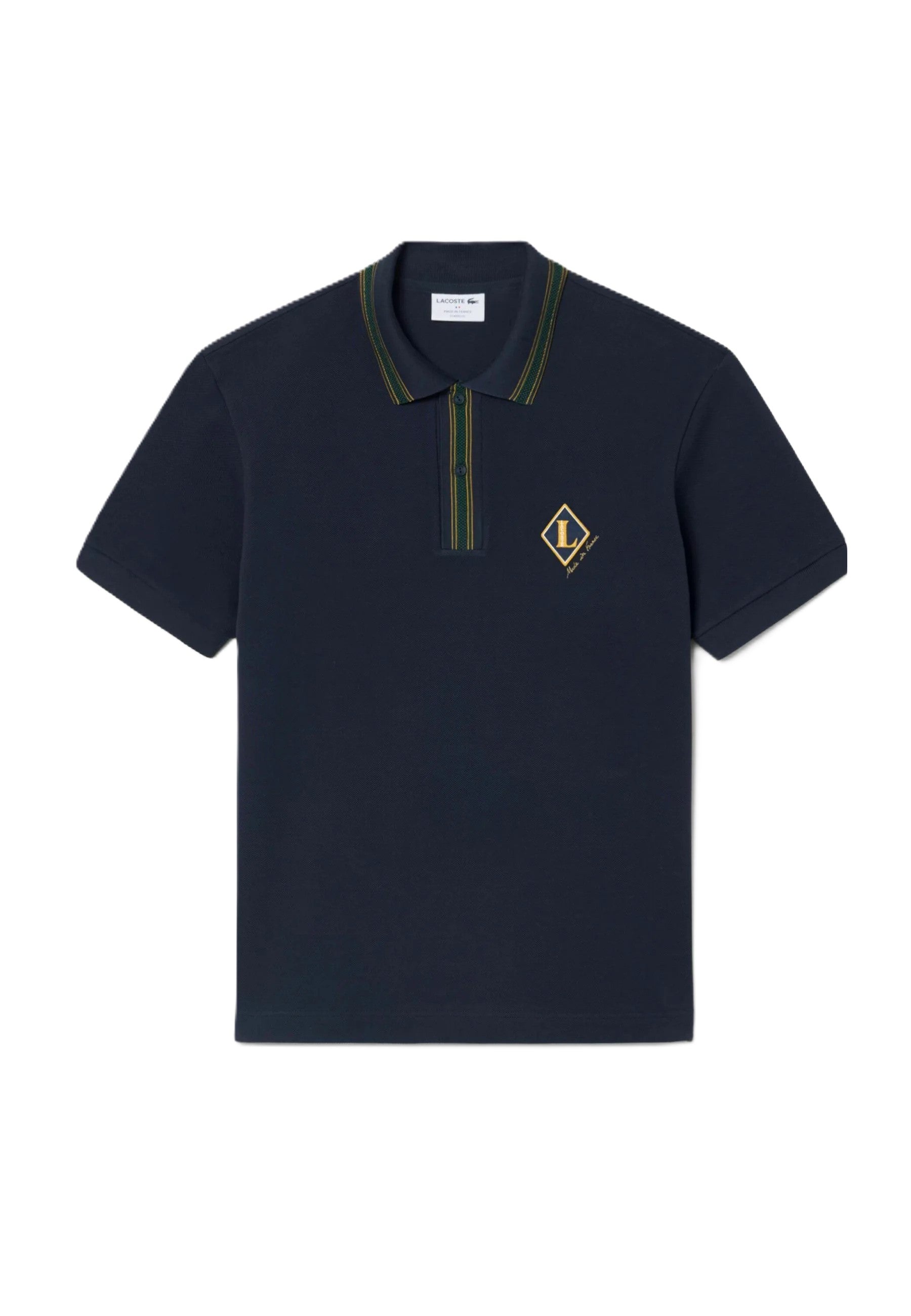Polo classic fit con stemma Made in France 