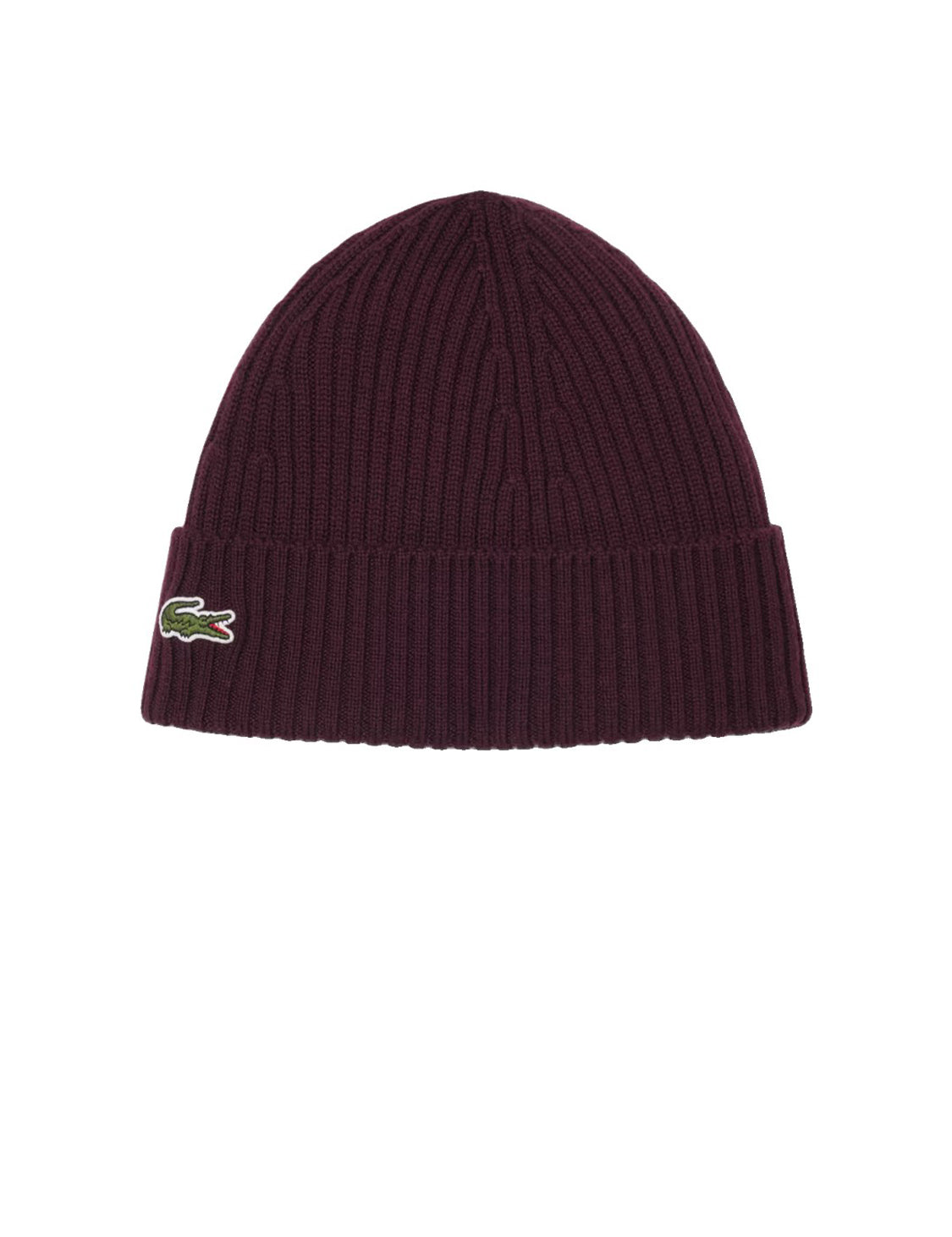 Brushed ribbed wool beanie