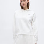 Felpa oversize con cappuccio regolabile 