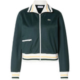 Felpa a righe con zip 