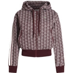 Monogram jacquard hoodie