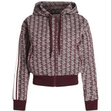 Monogram jacquard hoodie
