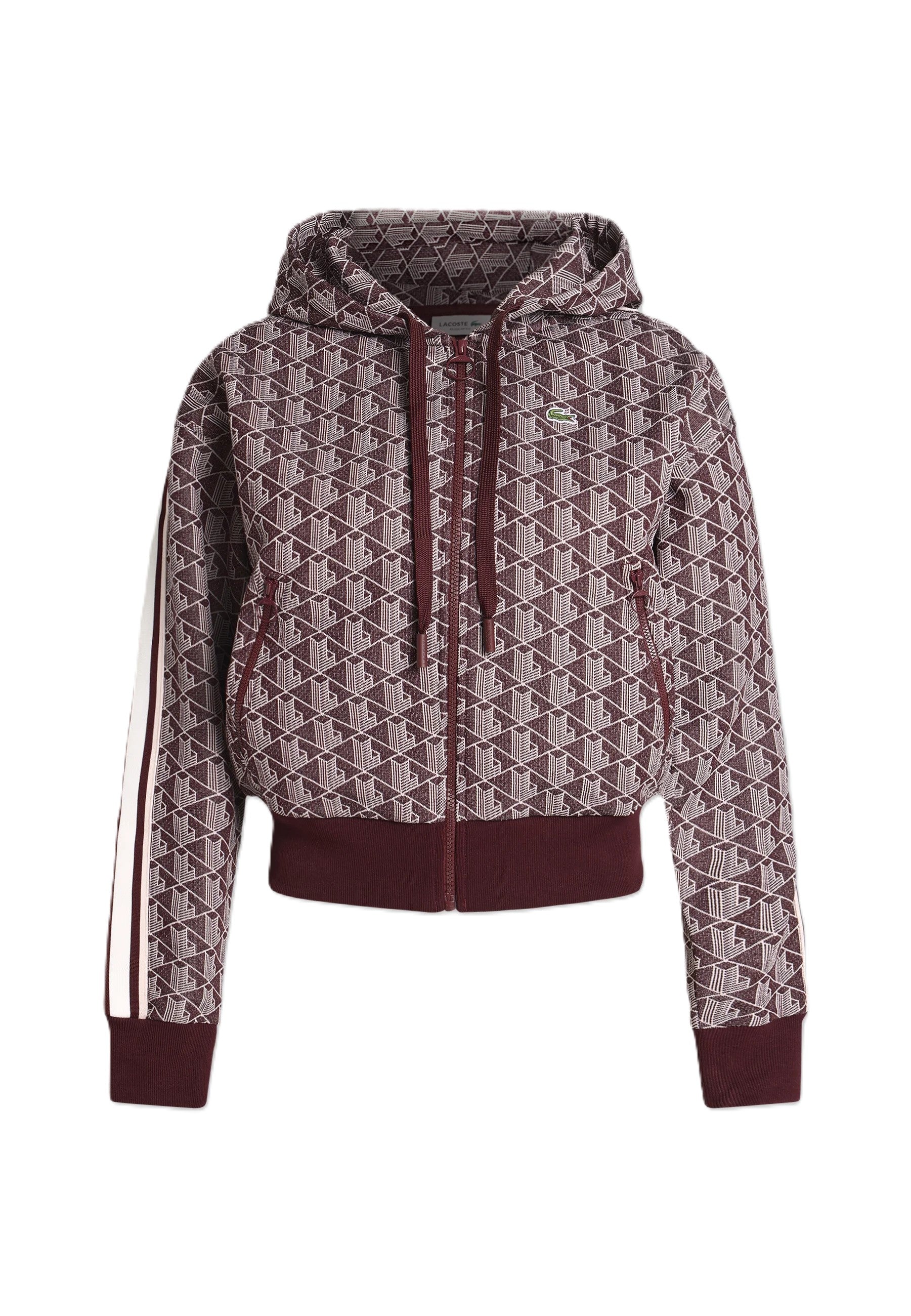 Monogram jacquard hoodie