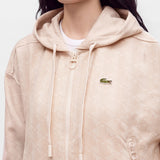 Monogram jacquard hoodie