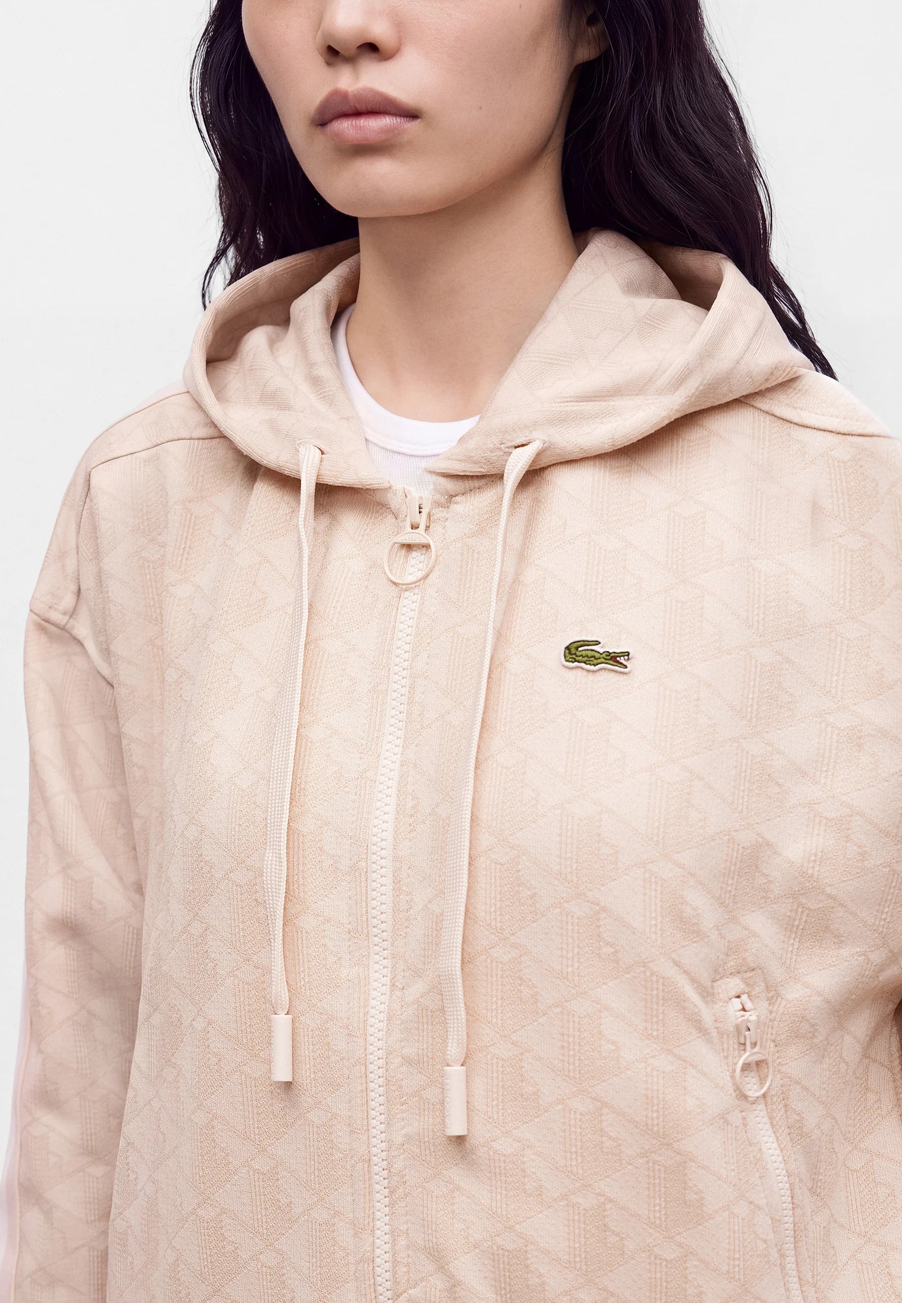 Monogram jacquard hoodie