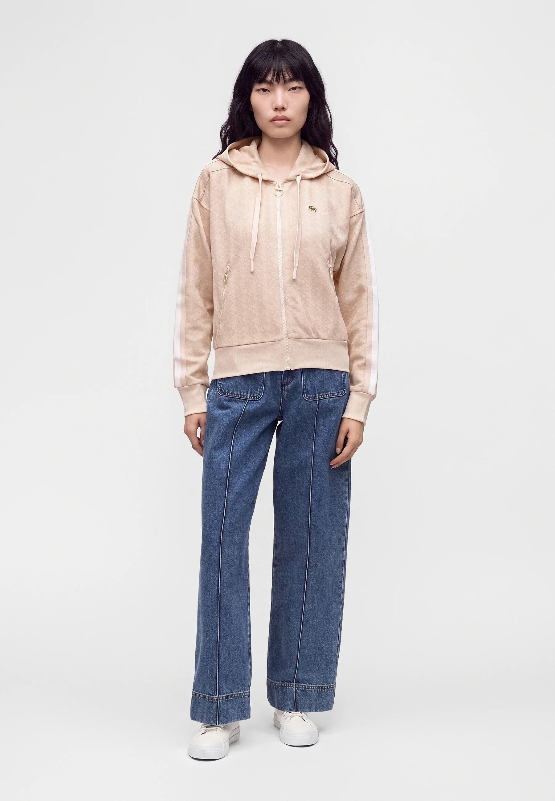 Monogram jacquard hoodie
