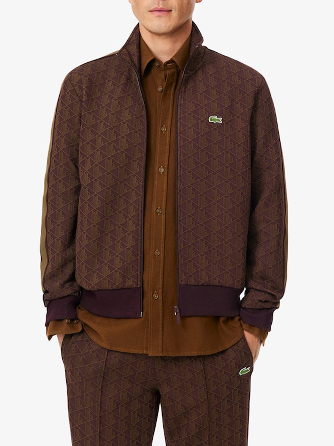 Giacca della tuta in jacquard con zip Paris 