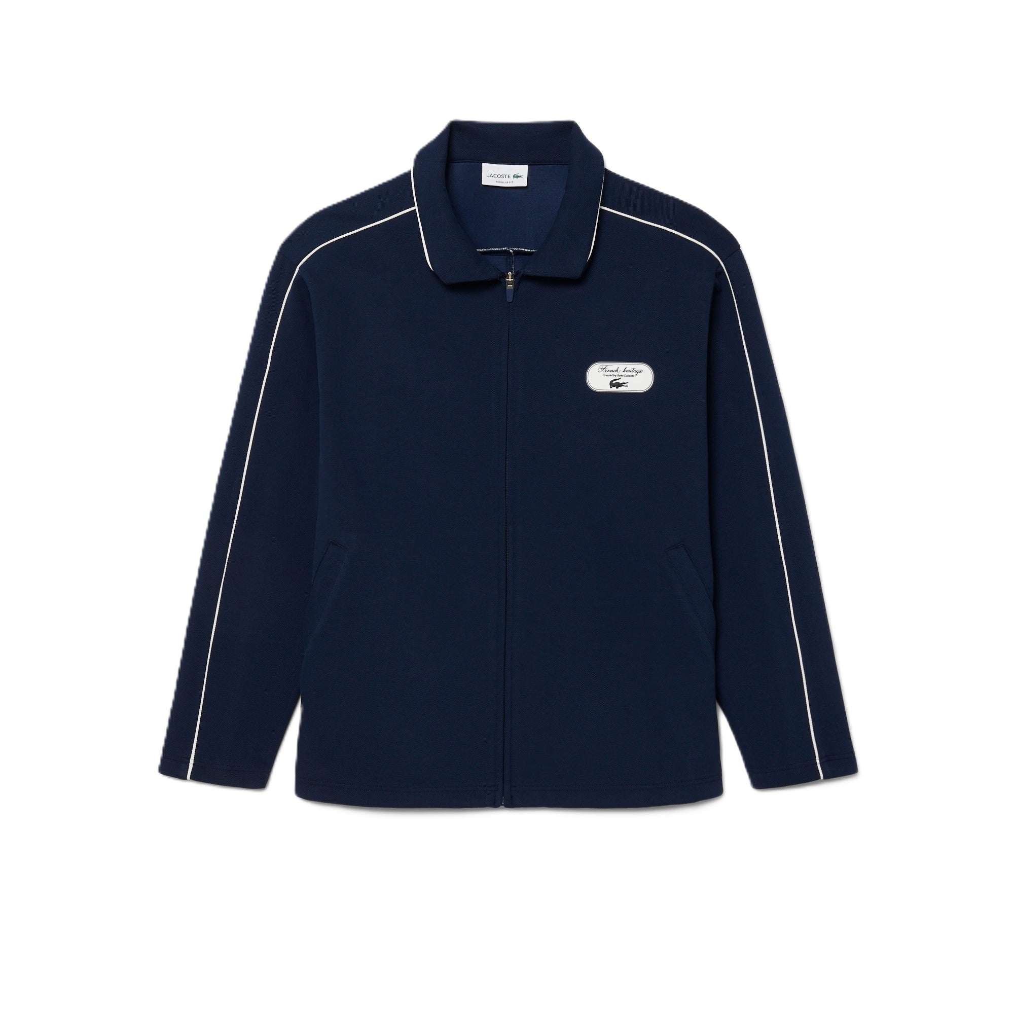 Tennis Heritage zip-up sweatshirt with crest