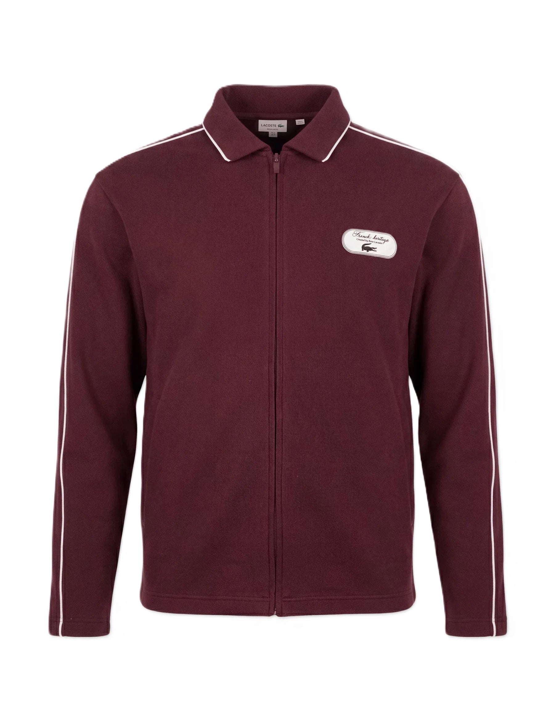 Tennis Heritage zip-up sweatshirt with crest