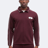 Tennis Heritage zip-up sweatshirt with crest